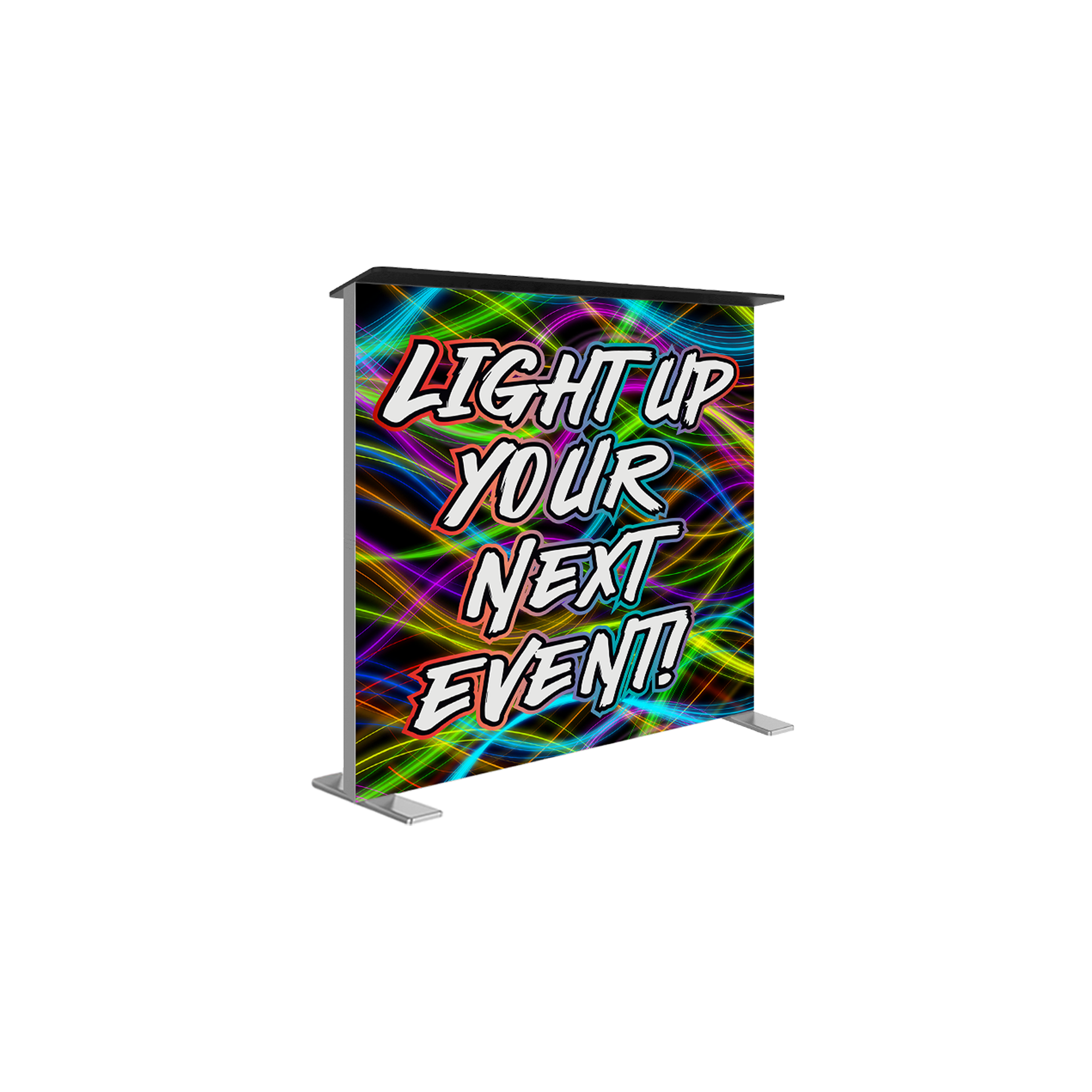 Portable LED Trade Show Counter | XtraLit™ Fast Frame Kit – STX PROMO